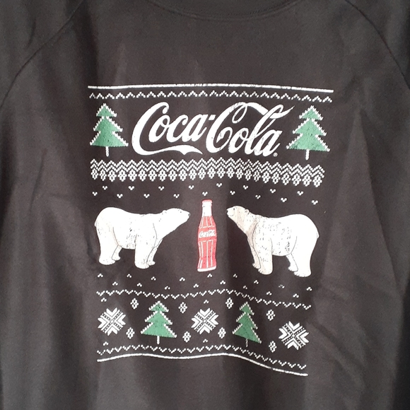 NWT Coco cola black  shorts set size medium - Picture 2 of 12